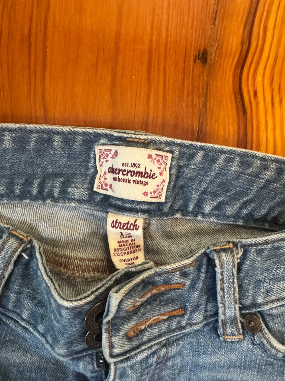Abercrombie & Fitch Slim Straight Light Blue Jeans